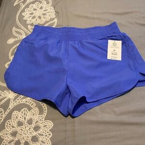Vibrant Blue Women's Athletic Shorts